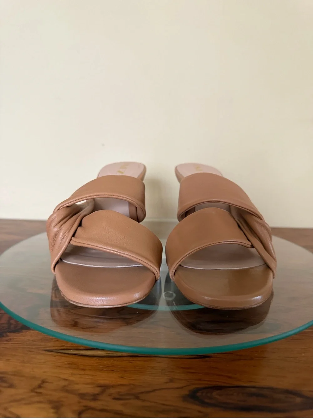Inez Isa Heel slides in Cognac Nappa size 7 M